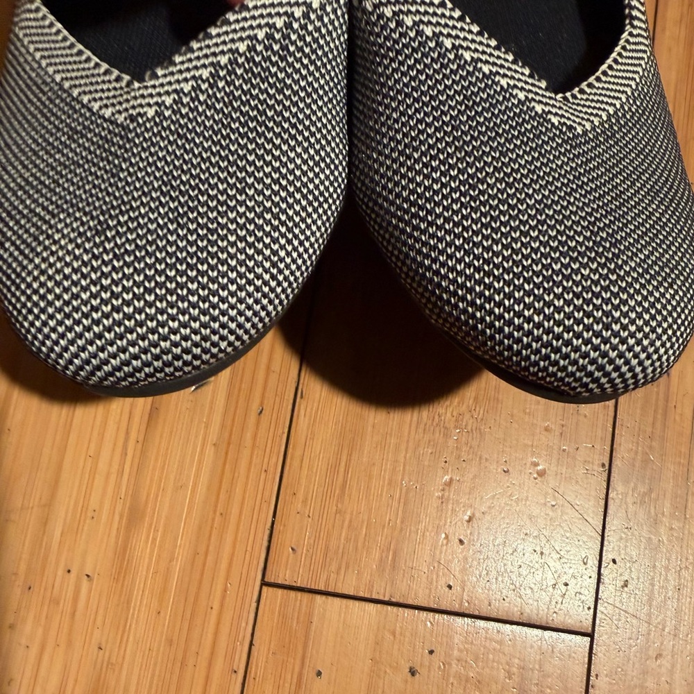Rothy’s RETIRED The Flat in Cloud Grey Birdseye Size 10 - Picture 3 of 13